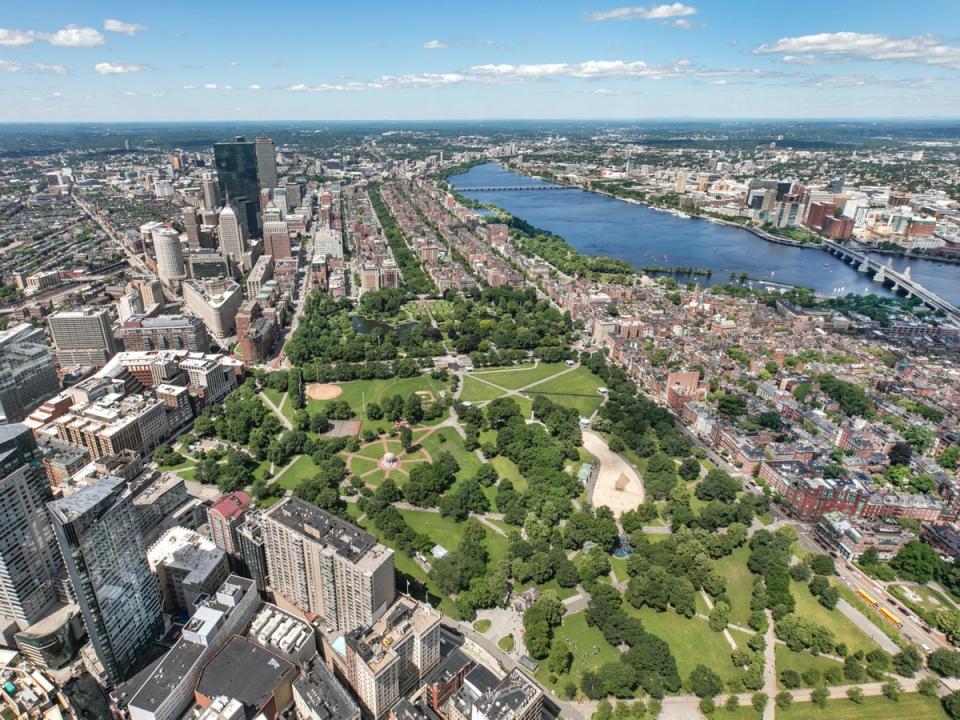 Boston Common is America’s oldest park and it has a carousel, splash pool and various sculptures (Kyle Klein)