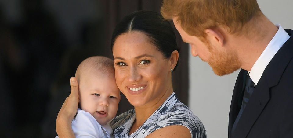 Prince Harry, Meghan Markle and Archie in South Africa