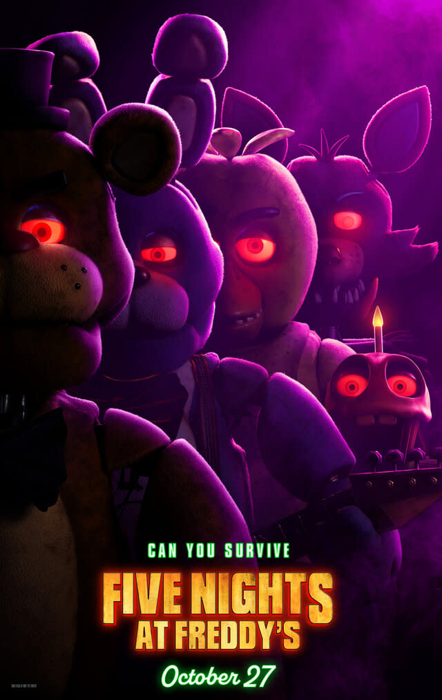 Five Nights at Freddys poster UNIVERSAL PRESS