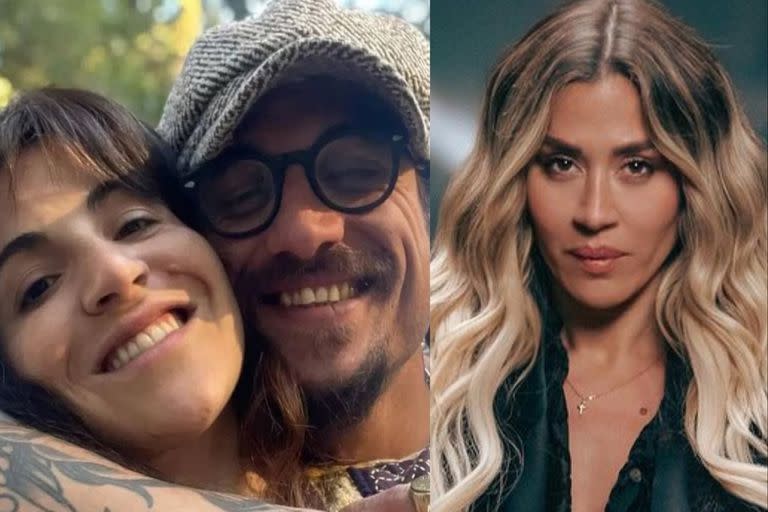 Triángulo amoroso con polémicas que no se terminan: Giannina Maradona, Daniel Osvaldo y Jimena Barón (Foto: Instagram @giamaradona / @jmena)