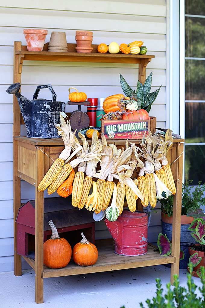 Corn and Gourd Garland