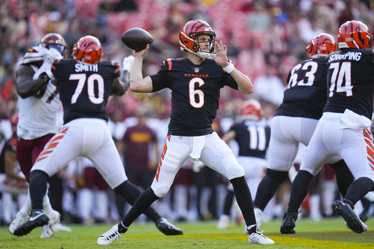 Bengals lose preseason finale to Commanders 21-19