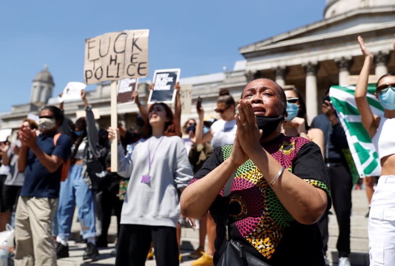 Protest against the death of George Floyd, in London