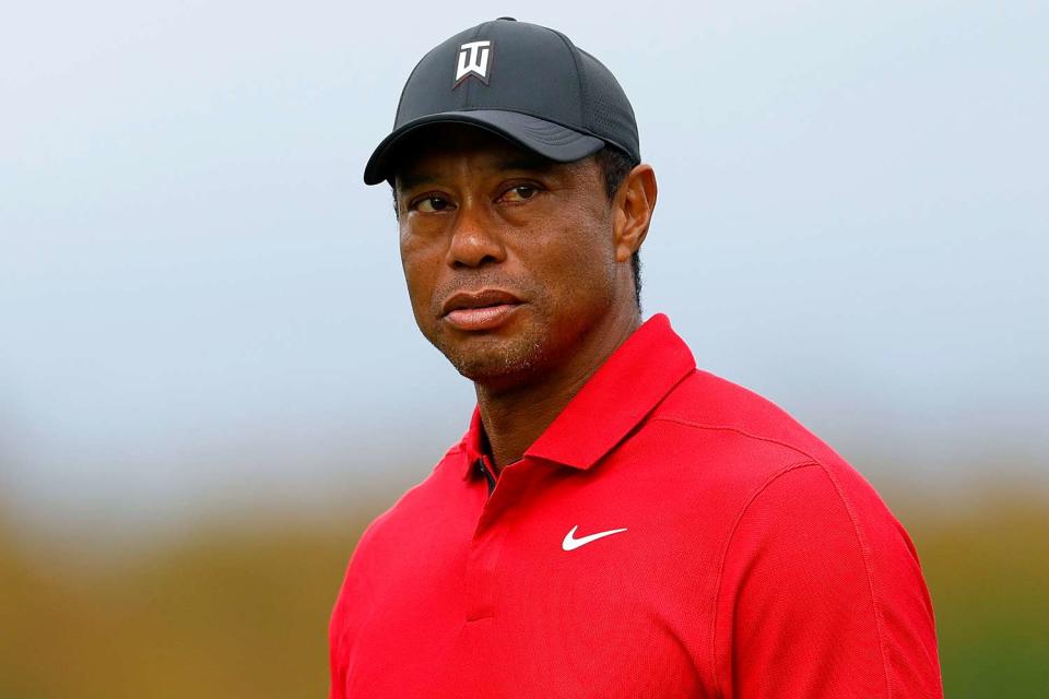 <p>Mike Ehrmann/Getty</p> Tiger Woods