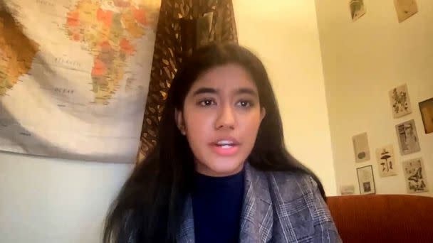 PHOTO: Harvard University sophomore Muskaan Arshad was born in India and raised in Arkansas. She rejects claims that Asian Americans are harmed by race-conscious admissions policies. (ABC News)