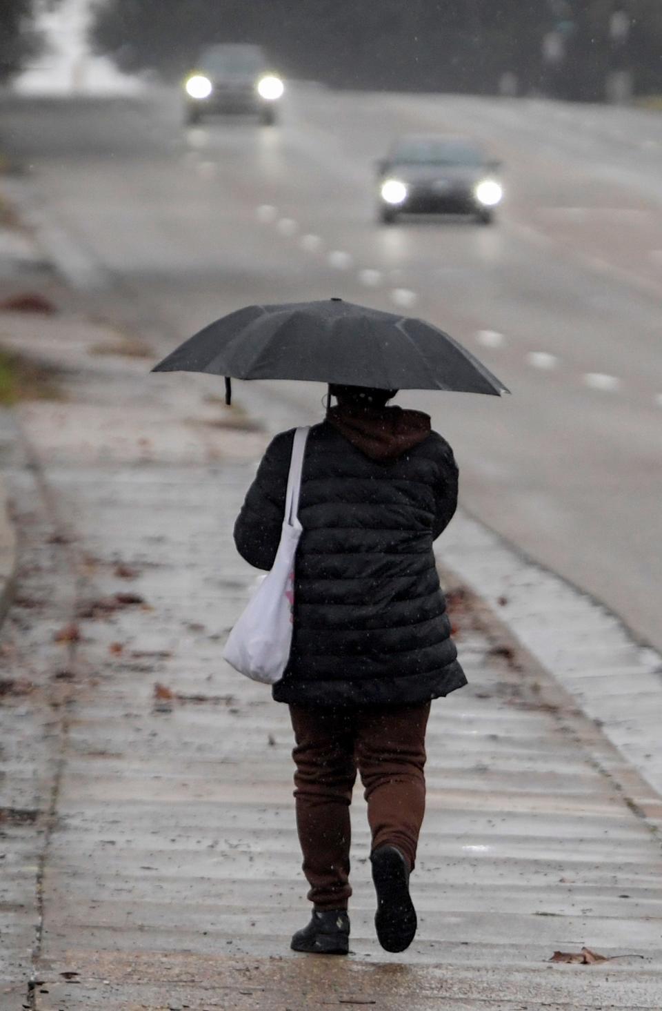 Rainfall totals could reach six inches Wednesday in central Alabama, creating a risk of flash floods.