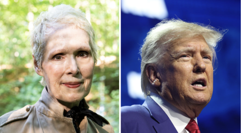 E. Jean Carroll and former President Donald Trump