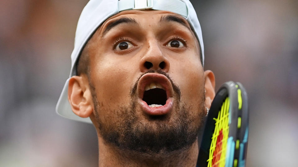 Nick Kyrgios' tactics at Wimbledon have been criticised by Australian tennis great Pat Cash.