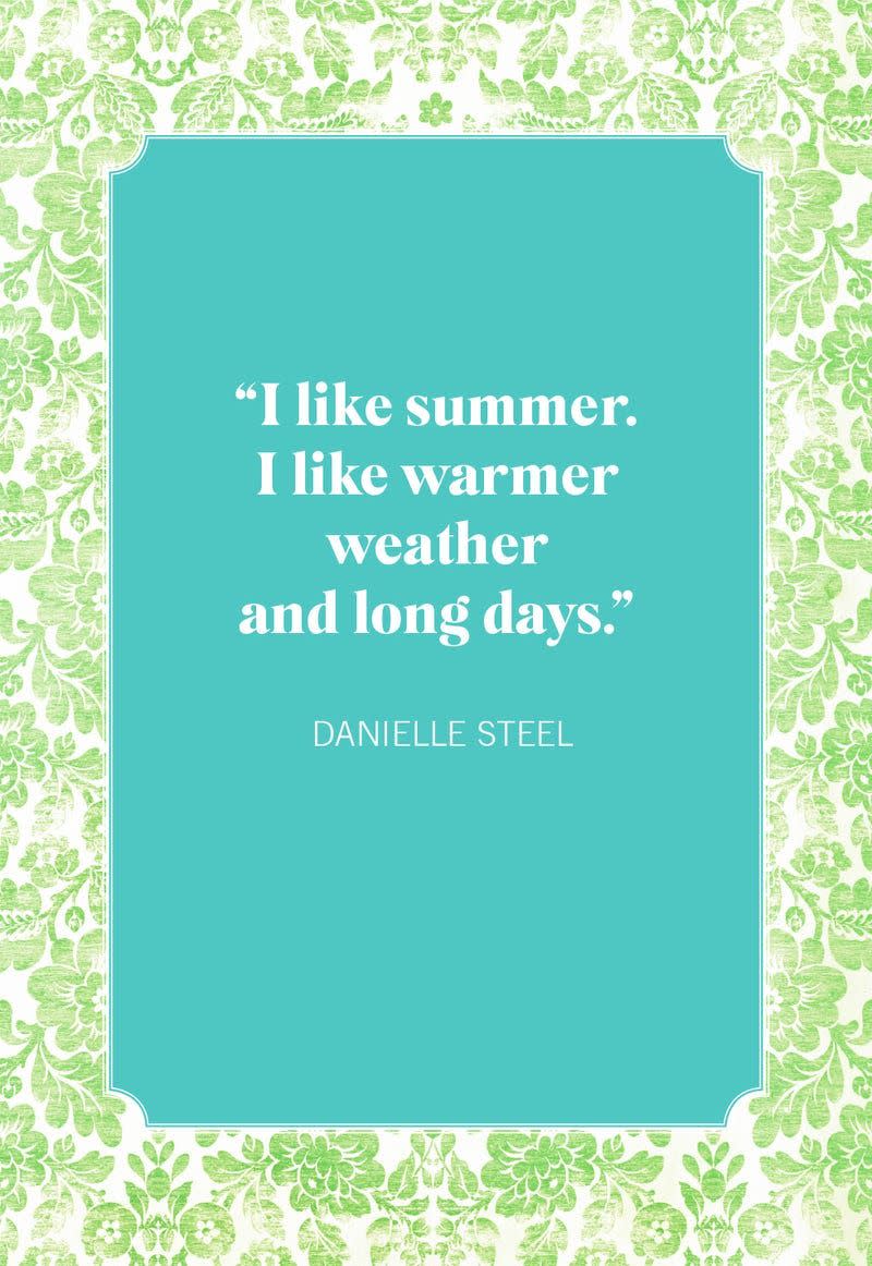 summer quotes danielle steel