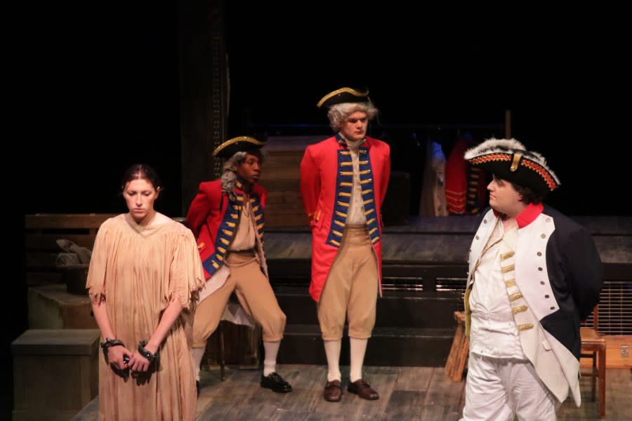 A scene from Augustana College’s production of “Our Country’s Good.”