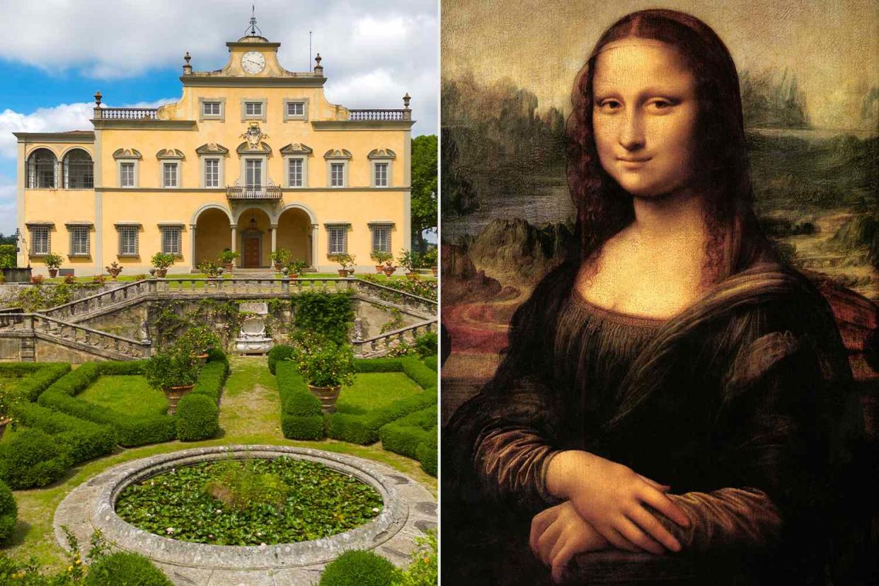 <p>Italy Sothebyâ€™s International Realty; Universal History Archive/Getty</p> Mona Lisa and Francesco del Gioconda