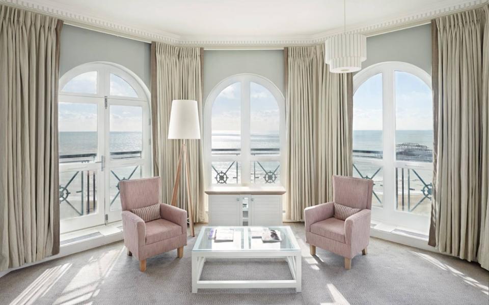 Just under a third of rooms at The Grand Hotel are sea-facing. -