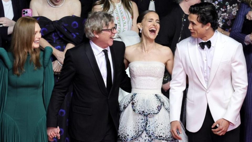 Cannes 2023 Julianne Moore Director Todd Haynes Natalie Portman and Charles Melton