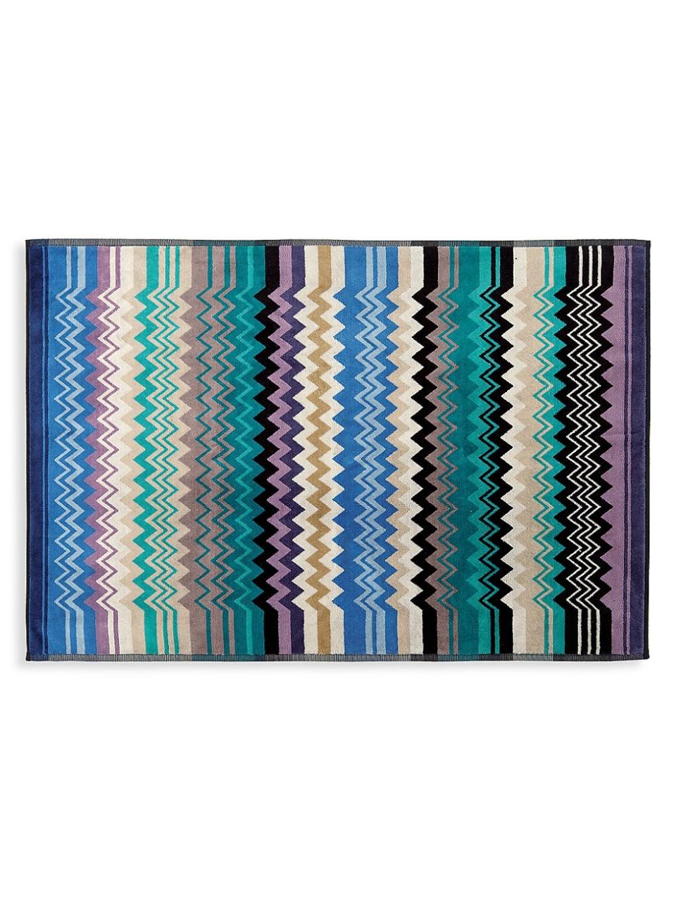 <p><a href="https://go.redirectingat.com?id=74968X1596630&url=https%3A%2F%2Fwww.saksfifthavenue.com%2Fproduct%2Fmissoni-giacomo-bath-mat-0400014730087.html&sref=https%3A%2F%2Fwww.townandcountrymag.com%2Fstyle%2Fhome-decor%2Fg43358814%2Fbest-luxury-bath-mats%2F" rel="nofollow noopener" target="_blank" data-ylk="slk:Shop Now;elm:context_link;itc:0;sec:content-canvas" class="link ">Shop Now</a></p><p>Giacomo Bath Mat</p><p>saksfifthavenue.com</p><p>$130.00</p>