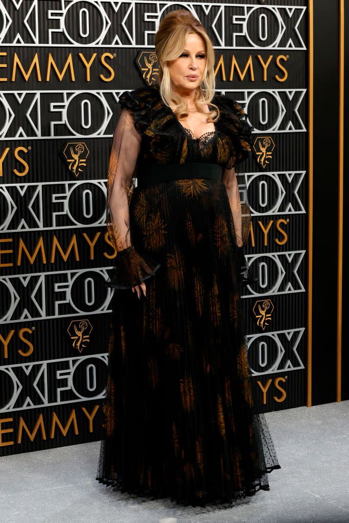 los angeles, california january 15 jennifer coolidge attends the 75th primetime emmy awards at peacock theater on january 15, 2024 in los angeles, california photo by frazer harrisongetty images