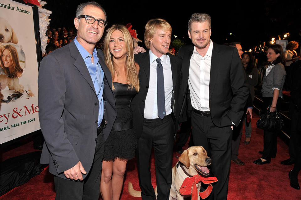 Marley and Me LA Premiere 2008 David Frankel Jennifer Aniston Owen Wilson Eric Dane