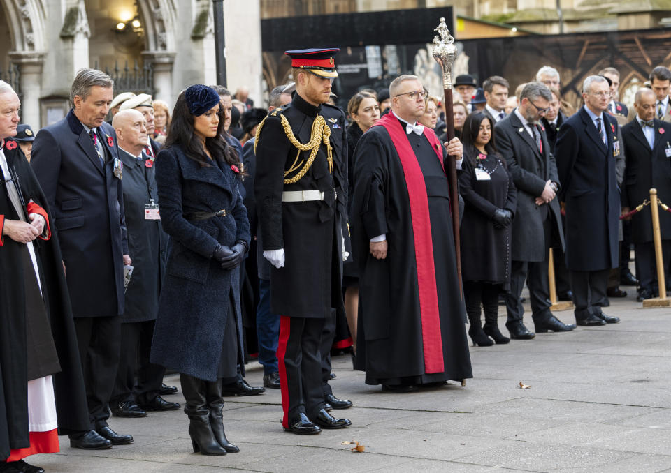 Camilla, Duchess of Cornwall, was supposed to attend the event, but pulled out last minute because of a chest infection. (Photo: Mark Cuthbert via Getty Images)