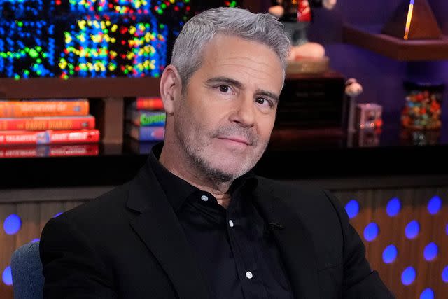 <p>Charles Sykes/Bravo via Getty</p> Andy Cohen on 'Watch What Happens Live'