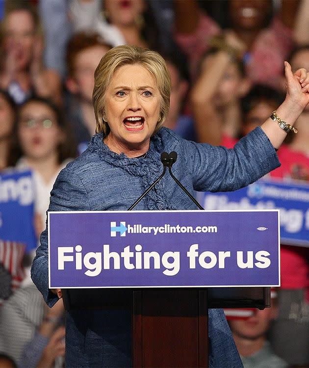 Hilary Clinton. Photo: Getty