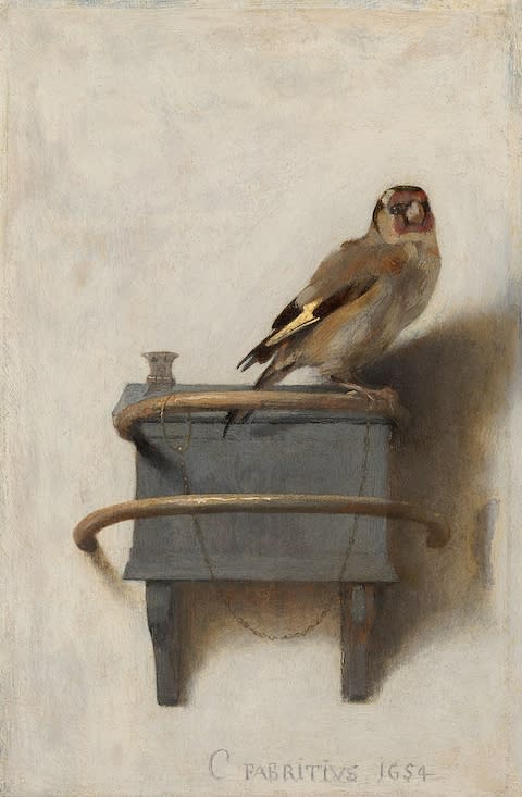 The Goldfinch by Carel Fabritius