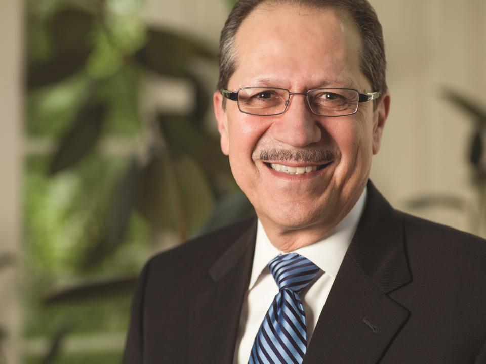 GRCC President Emeritus Juan Olivarez, who has been appointed as interim president at GRCC.