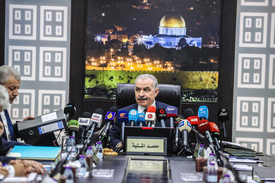 Palestinian Prime Minister Mohammad Shtayyeh.