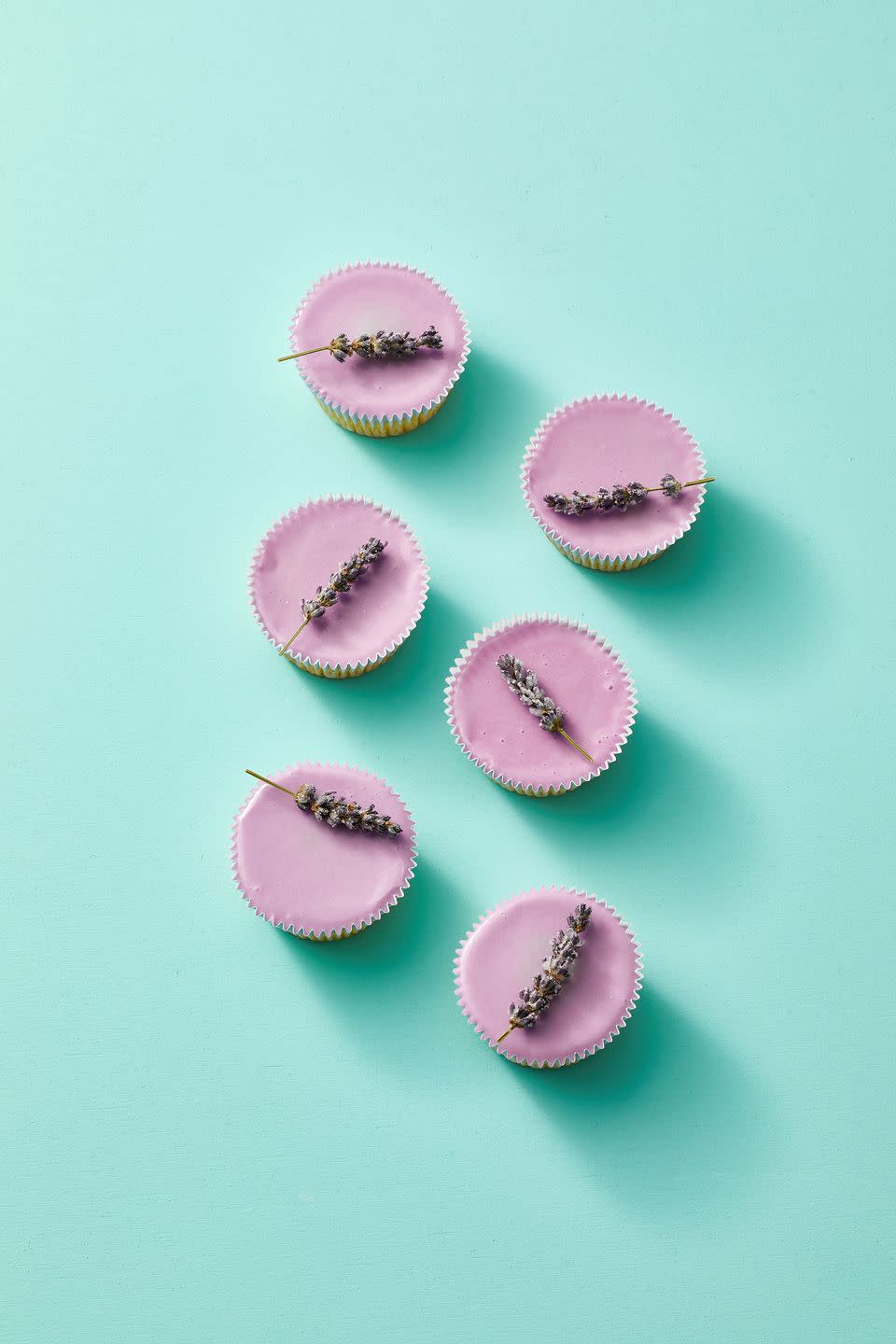 Sugared Lavender Cupcakes