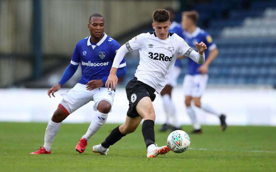 Mount, on loan from Chelsea, was in inspired form against Oldham - Getty Images Europe