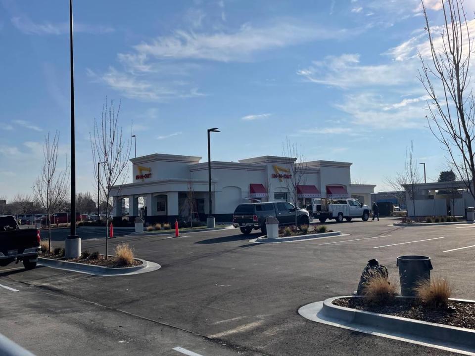 Some fast-food restaurants reduced their footprints in recent years, but In-N-Out Burger in Meridian is not one of them.