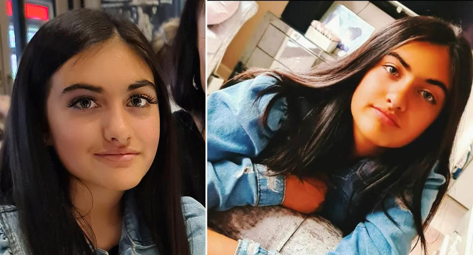 Young girl with dark hair Semina Halliwell who died after bullying