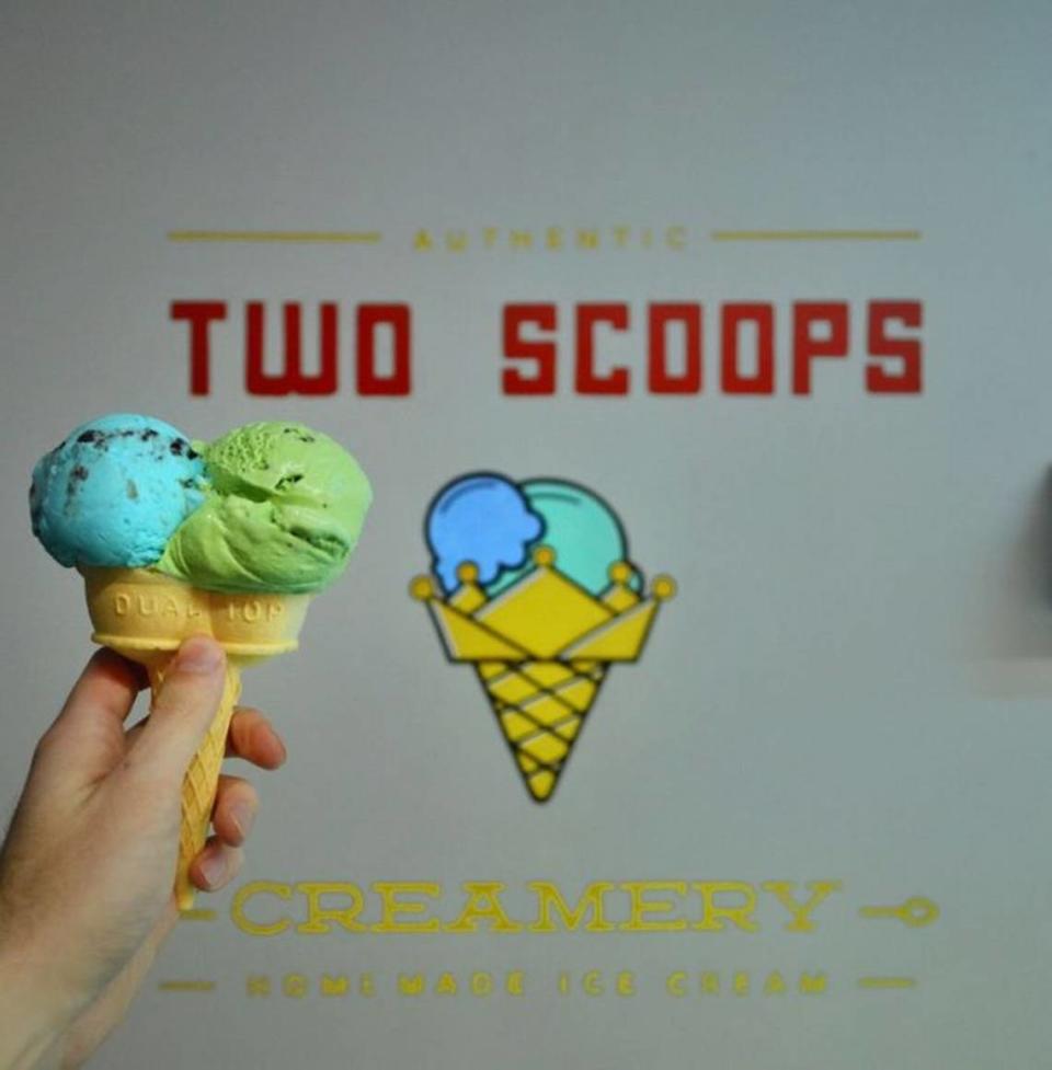 Two Scoops Creamery opened its first ice cream shop in Plaza Midwood in 2016.