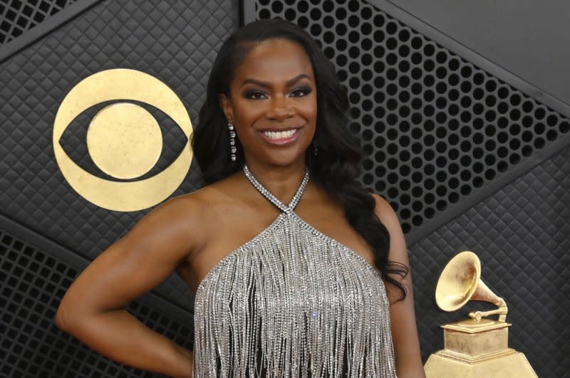 Kandi Burruss attends the Grammy Awards on Sunday, where she discussed her future with "Real Housewives of Atlanta." Photo by Jim Ruymen/UPI