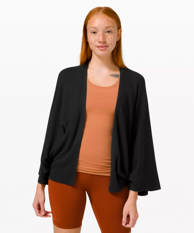 Cashlu Knit Textured Wrap (Photo via Lululemon)