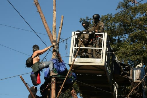 Protesters got a lot of sympathy in Germany when police started to forcibly evict them