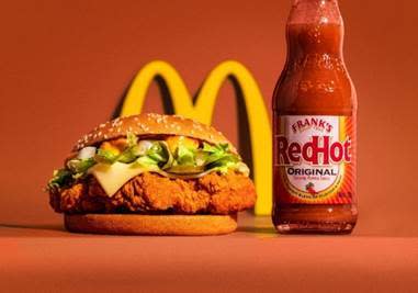 McDonald's is releasing the McSpicy x Frank’s RedHot on the 7th of February for a limited time (Credit: McDonald's)