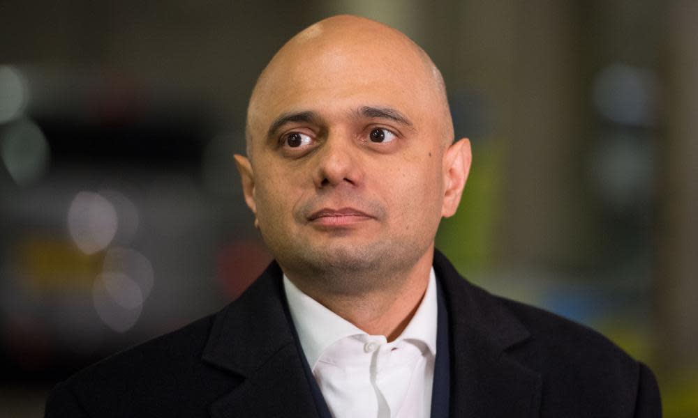 Home Secretary Sajid Javid