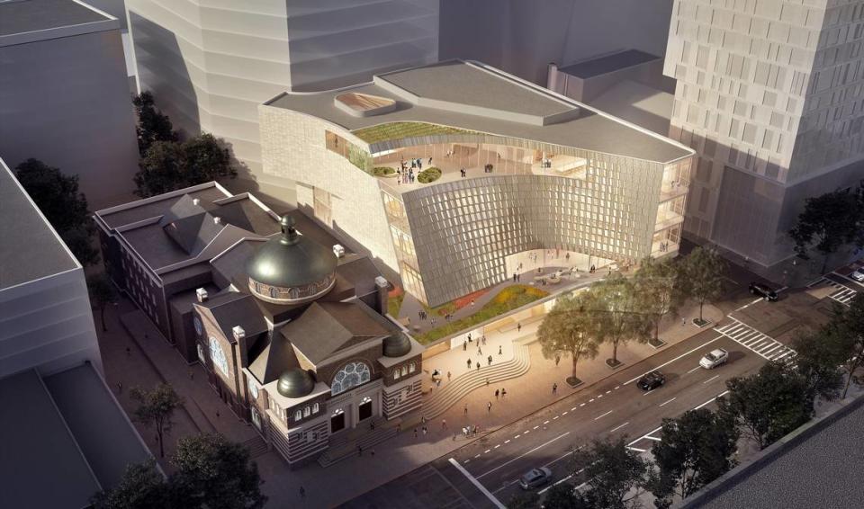 The new Main Library is projected ​to open in Spring 2026.