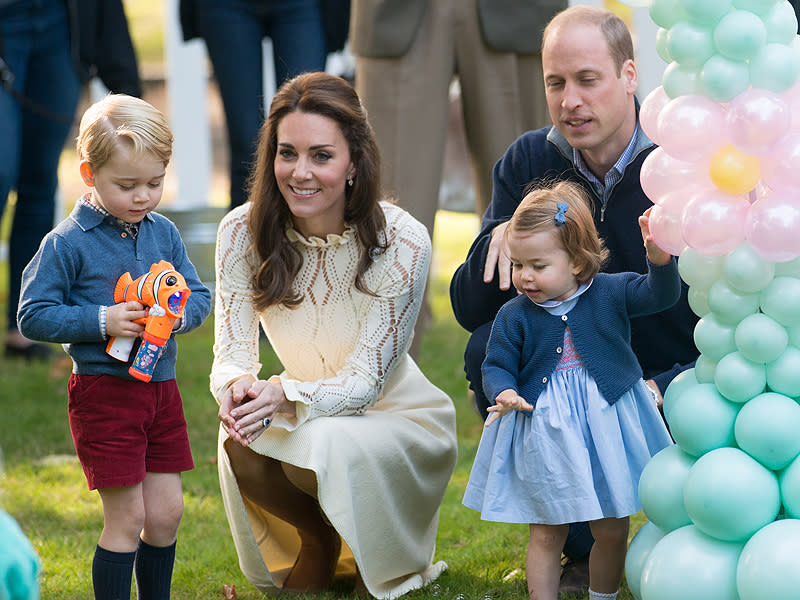 The 7 Insanely Cutest Moments from George and Charlotte's First Public Playdate| The British Royals, The Royals, Kate Middleton, Prince George, Prince William, Princess Charlotte