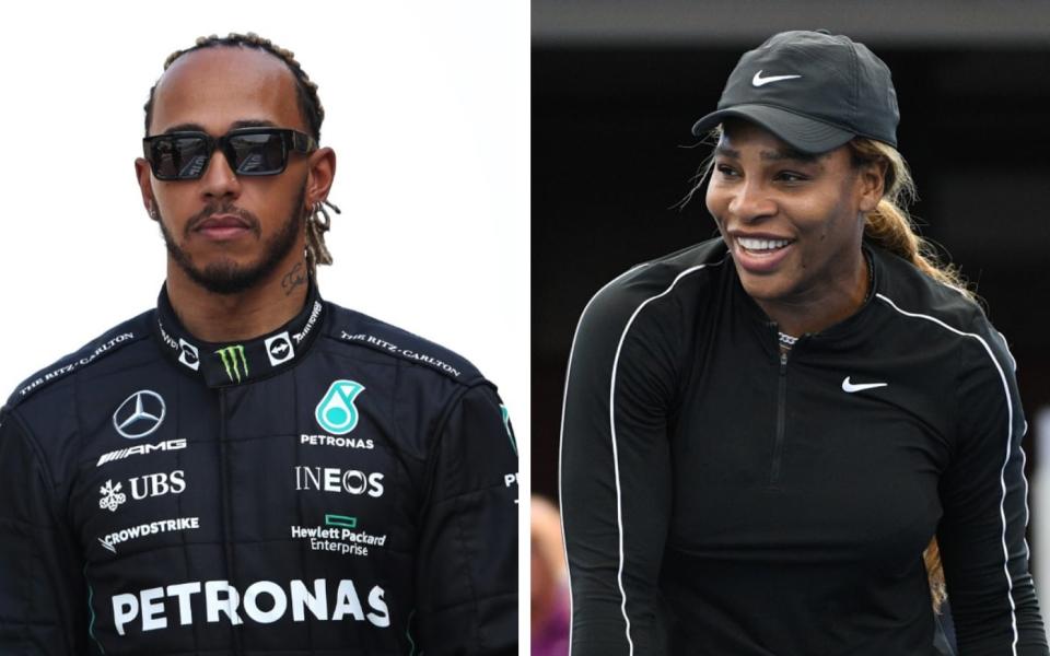 Lewis Hamilton and Serena Williams ready to invest £20m into Chelsea consortium led by Sir Martin Broughton - GETTY IMAGES/REUTERS