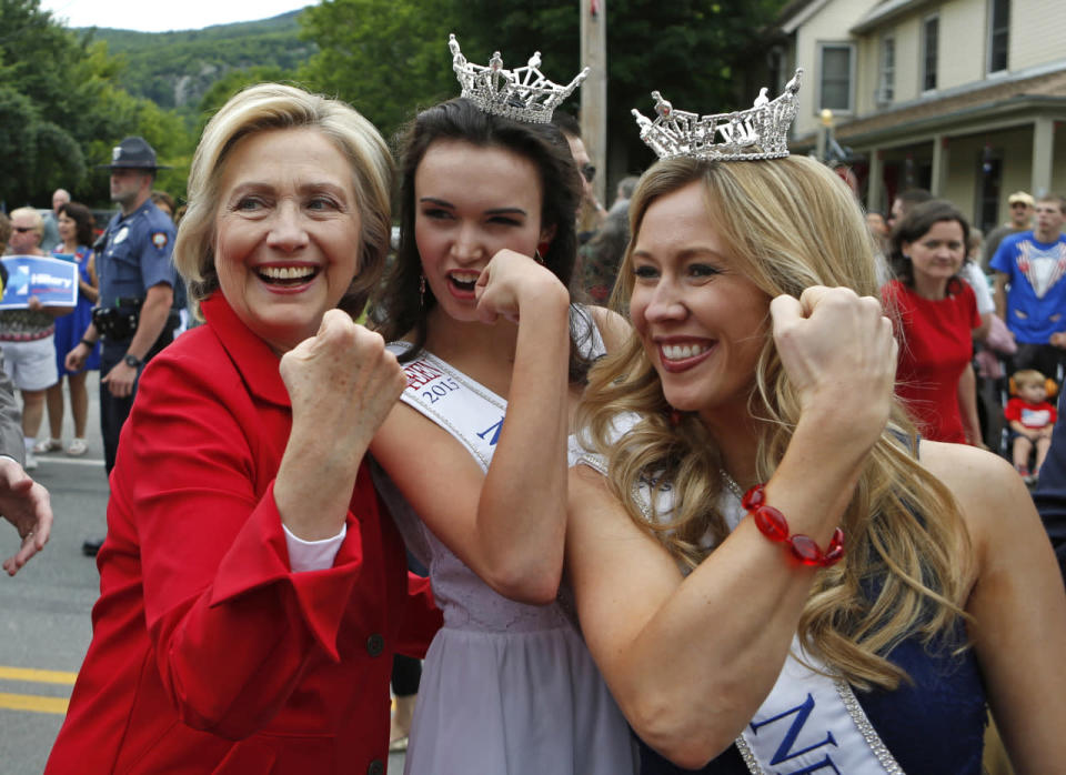 July 4, 2015 — Clinton campaigns in New Hampshire