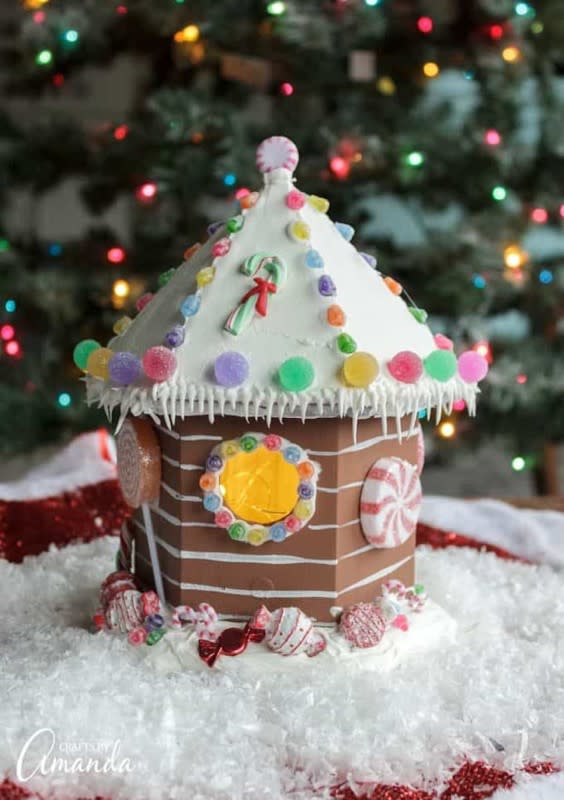 <p>Crafts By Amanda</p><p>There’s no denying it: Gingerbread houses are a Christmas staple! <em><a href="https://craftsbyamanda.com/birdhouse-gingerbread-house/" rel="nofollow noopener" target="_blank" data-ylk="slk:Crafts By Amanda;elm:context_link;itc:0;sec:content-canvas" class="link rapid-noclick-resp">Crafts By Amanda</a></em> can show your kids how they can make one (without the mess) by using cardboard instead.</p>