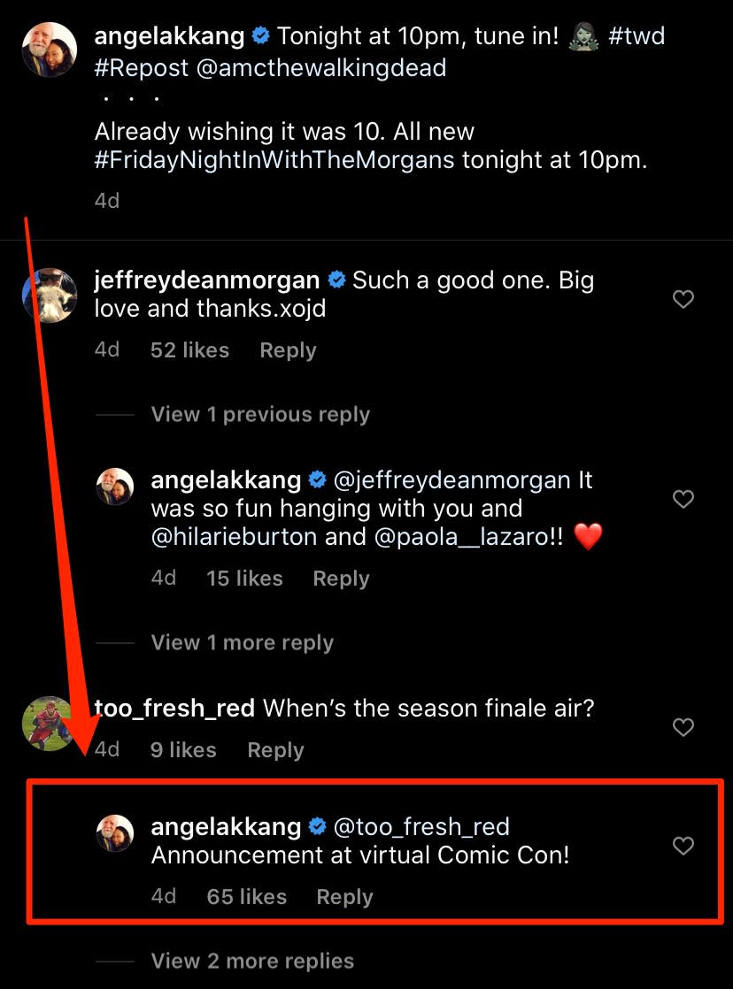 angela kang twd season 10 finale air date announcement