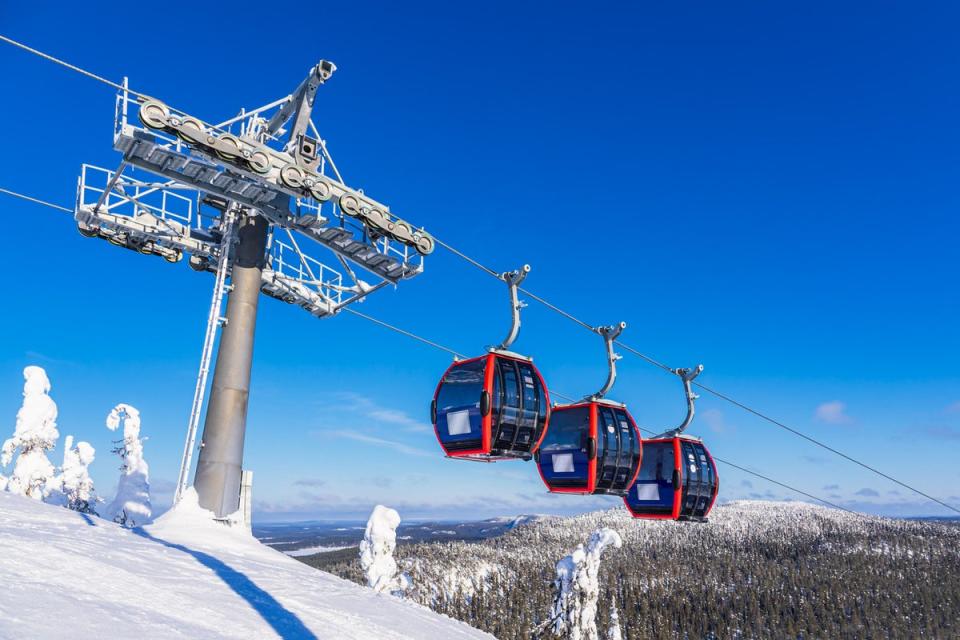 Santa’s slopeside in Ruka (Getty Images)