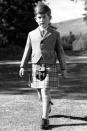 <p>Prince Charles in a kilt on the grounds of the Balmoral Estate.</p>