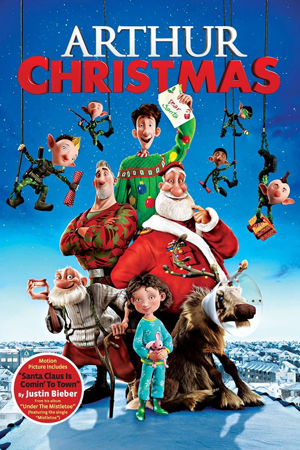 <p>Santa does the unthinkable and forgets to deliver a gift to a child on Christmas Eve — and his youngest son, Arthur, must make the delivery before dawn. Pixar-level animation and wry British humor from the <em>Wallace & Gromit</em> team make this a heartwarming flick for the whole family.</p><p><a class="link " href="https://www.amazon.com/Arthur-Christmas-James-McAvoy/dp/B009SQQRH2/?tag=syn-yahoo-20&ascsubtag=%5Bartid%7C10067.g.38414559%5Bsrc%7Cyahoo-us" rel="nofollow noopener" target="_blank" data-ylk="slk:WATCH NOW;elm:context_link;itc:0;sec:content-canvas">WATCH NOW</a></p>