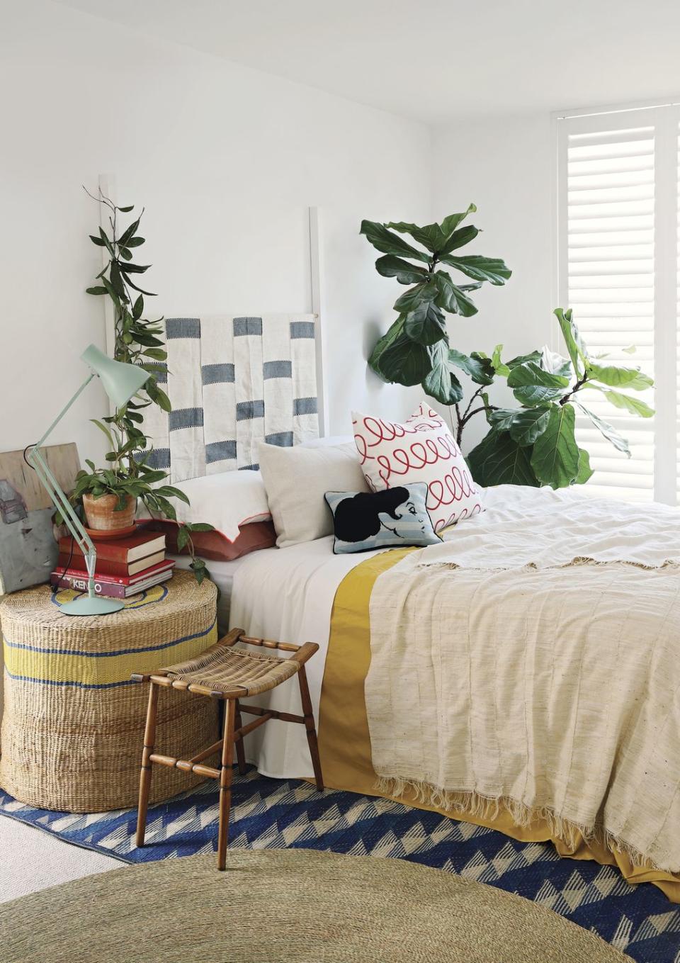 <p>Biophilia speaks to our innate desire to be surrounded by greenery, and placing a selection of verdant houseplants beside the bed ensures nature is the first thing we see before we go to sleep and when we wake up. Choose varieties with air purifying qualities for extra bedroom benefits.</p>