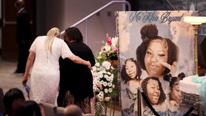 Wake And Funeral Held For Ma&#39;Khia Bryant In Columbus, OH