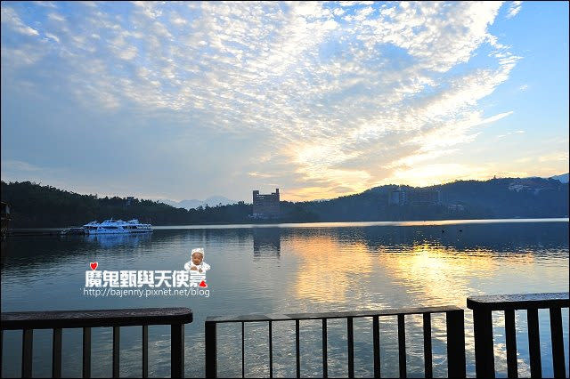 《南投景點美食》日月潭朝霧碼頭日出 埔里鹹油條 恆吉城早餐店蔥油餅加蛋