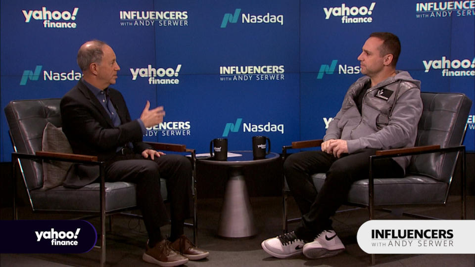 Fanatics Executive Chairman Michael Rubin appears on Influencers with Andy Serwer.