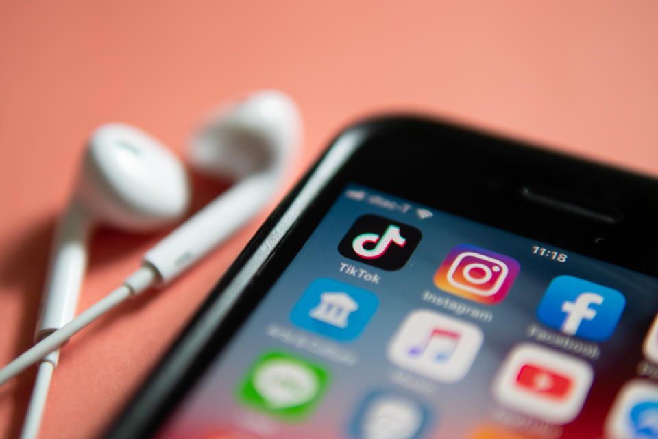 Las preocupaciones por la seguridad y la privacidad en la popular aplicación TikTok están aumentando. (Fuente: Getty)